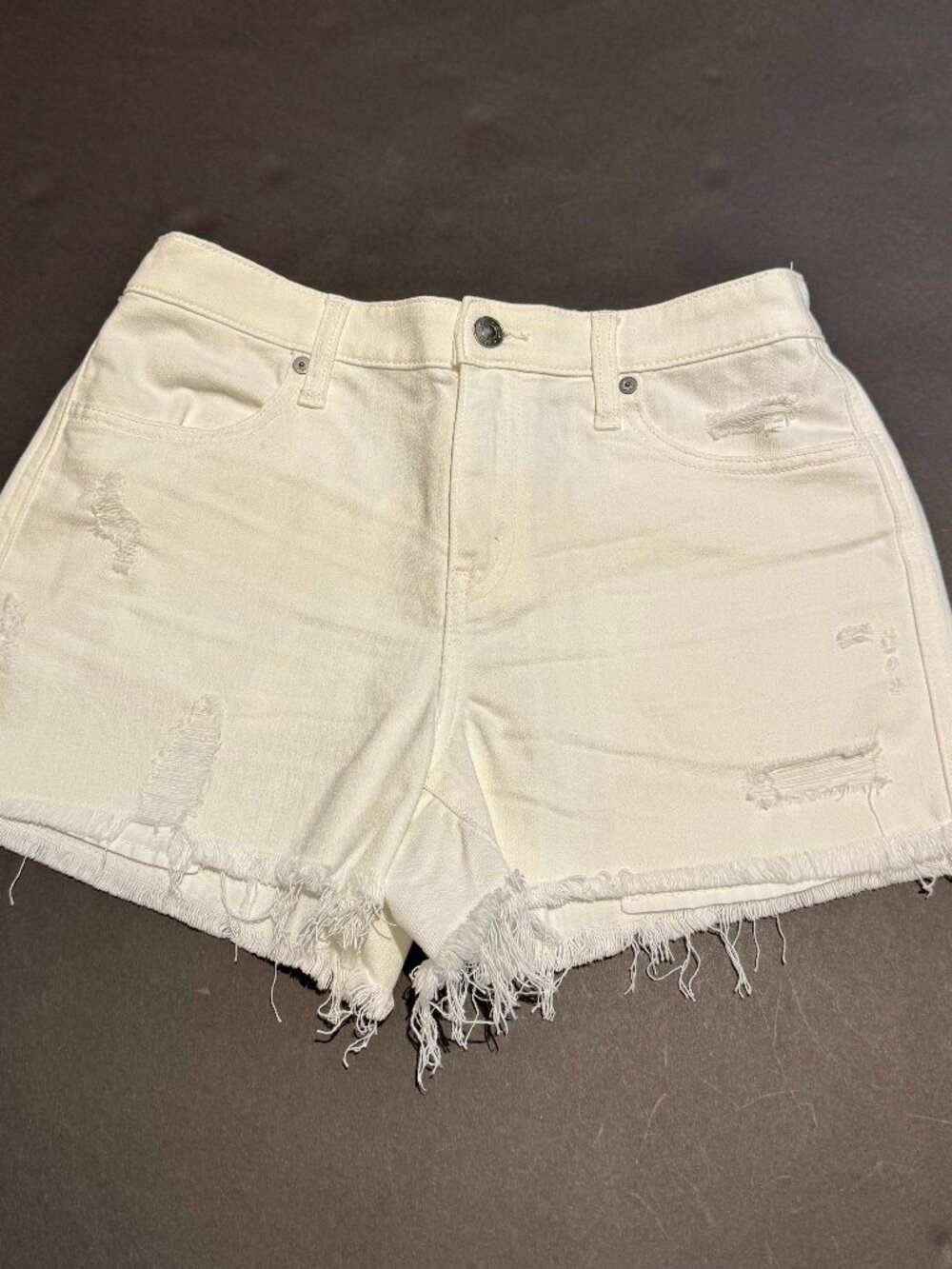 Women's Aerie S/P White Jean Shorts